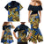 Polynesia Fabric Family Matching Mermaid Dress and Hawaiian Shirt Polynesian Tribal With Frangipani Flowers LT14 - Polynesian Pride