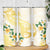 Gold And White Polynesia Plumeria Skinny Tumbler Curves Tropical Vibes