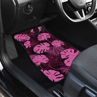 Pink Hawaii Kukui Nut Lei Car Mats Hawaiian Pattern Monstera Tropical Vibes LT14 - Polynesian Pride