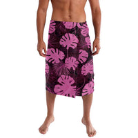 Pink Hawaii Kukui Nut Lei Lavalava Hawaiian Pattern Monstera Tropical Vibes LT14 Pink - Polynesian Pride