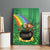 Hawaii Saint Patrick's Day Canvas Wall Art Funny Leprechaun With Pot Of Gold - Polynesian Tattoo