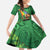 Hawaii Saint Patrick's Day Family Matching Mermaid Dress and Hawaiian Shirt Funny Leprechaun With Pot Of Gold - Polynesian Tattoo