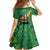 Hawaii Saint Patrick's Day Family Matching Mermaid Dress and Hawaiian Shirt Funny Leprechaun With Pot Of Gold - Polynesian Tattoo