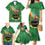 Hawaii Saint Patrick's Day Family Matching Mermaid Dress and Hawaiian Shirt Funny Leprechaun With Pot Of Gold - Polynesian Tattoo