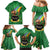 Hawaii Saint Patrick's Day Family Matching Mermaid Dress and Hawaiian Shirt Funny Leprechaun With Pot Of Gold - Polynesian Tattoo