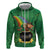 Hawaii Saint Patrick's Day Hoodie Funny Leprechaun With Pot Of Gold - Polynesian Tattoo