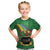 Hawaii Saint Patrick's Day Kid T Shirt Funny Leprechaun With Pot Of Gold - Polynesian Tattoo