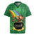 Hawaii Saint Patrick's Day Rugby Jersey Funny Leprechaun With Pot Of Gold - Polynesian Tattoo