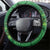 Hawaii Saint Patrick's Day Steering Wheel Cover Funny Leprechaun With Pot Of Gold - Polynesian Tattoo