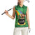 Hawaii Saint Patrick's Day Women Sleeveless Polo Shirt Funny Leprechaun With Pot Of Gold - Polynesian Tattoo