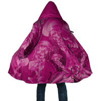 Pink Gradient Polynesia Jellyfish Cloak Plumeria Polynesian Tattoo Glowing Vibes LT14 Unisex Pink - Polynesian Pride