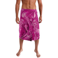 Pink Gradient Polynesia Jellyfish Lavalava Plumeria Polynesian Tattoo Glowing Vibes LT14 Pink - Polynesian Pride