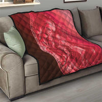 Red Gradient Polynesia Jellyfish Quilt Plumeria Polynesian Tattoo Glowing Vibes LT14 - Polynesian Pride