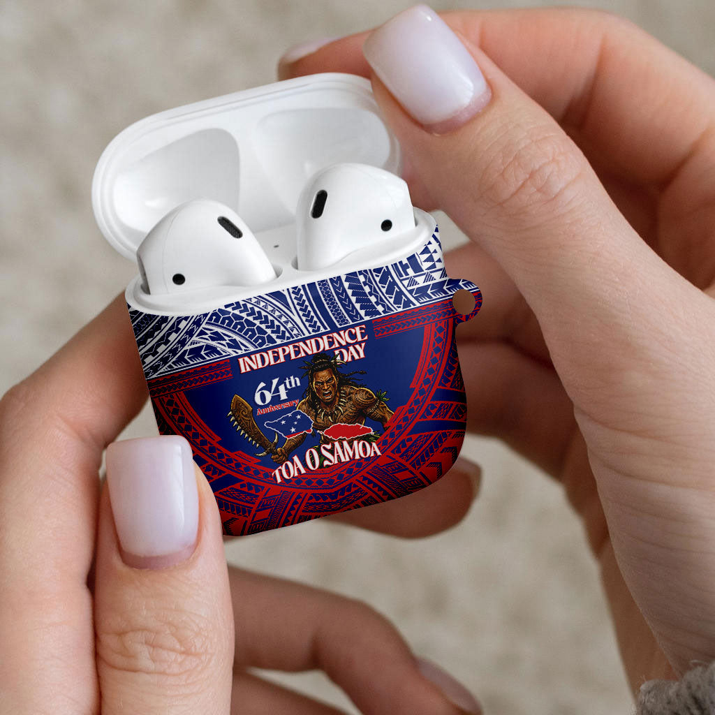 Samoa Independence Day AirPods Case 64th Anniversary Toa O Samoa LT14 - Polynesian Pride