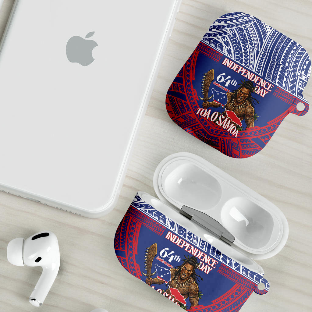 Samoa Independence Day AirPods Case 64th Anniversary Toa O Samoa LT14 - Polynesian Pride