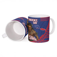 Samoa Independence Day Ceramic Mug 64th Anniversary Toa O Samoa LT14 - Polynesian Pride
