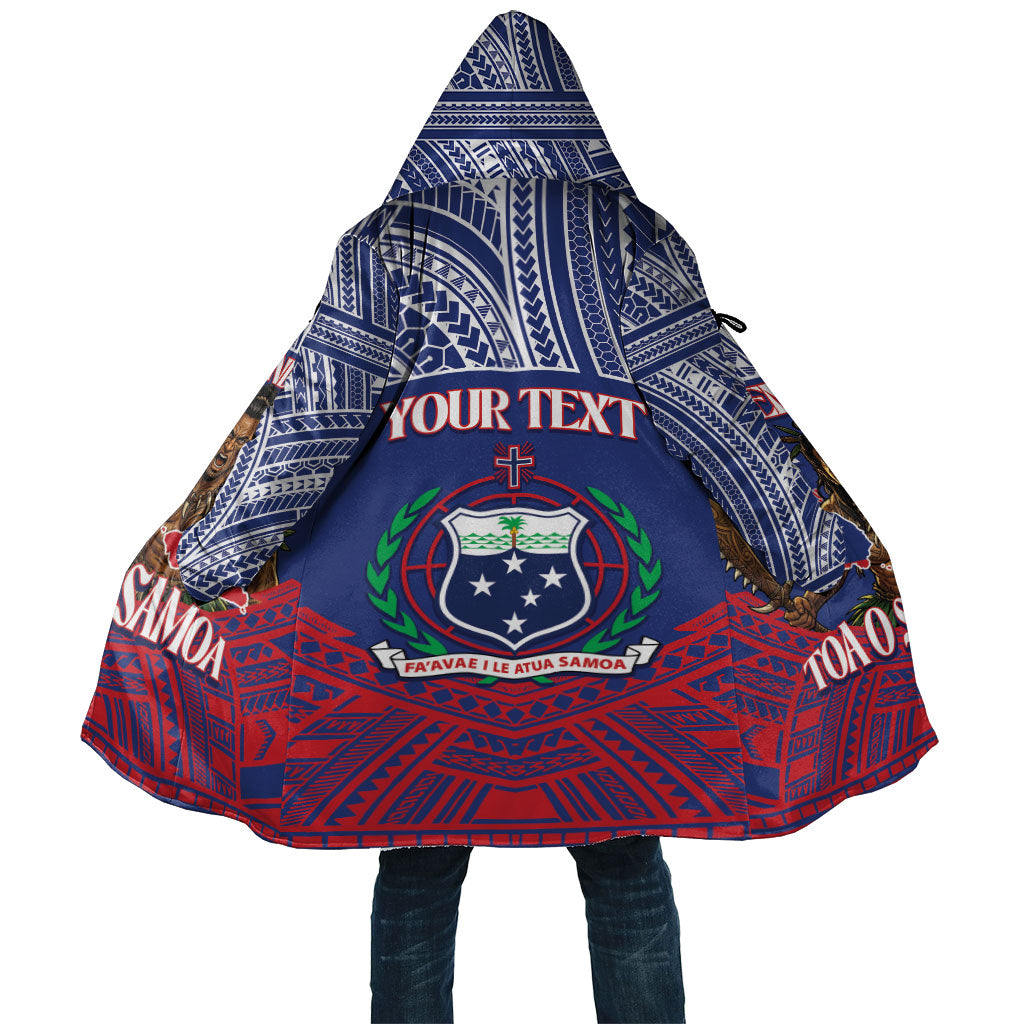 Personalised Samoa Independence Day Cloak 64th Anniversary Toa O Samoa LT14 Unisex Blue - Polynesian Pride