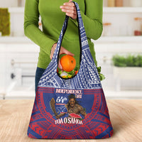 Samoa Independence Day Grocery Bag 64th Anniversary Toa O Samoa LT14 - Polynesian Pride