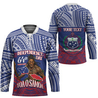 Personalised Samoa Independence Day Hockey Jersey 64th Anniversary Toa O Samoa LT14 - Polynesian Pride