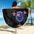 Custom New Zealand Silver Fern Football Beach Blanket Summer 2024 Olympic Go Aotearoa