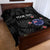 Custom New Zealand Silver Fern Football Quilt Bed Set Summer 2024 Olympic Go Aotearoa