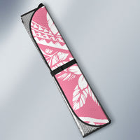 Polynesian Tiare Flower Pink Pastel Vibes Auto Sun Shade LT14 - Polynesian Pride