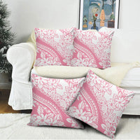 Polynesian Tiare Flower Pink Pastel Vibes Pillow Cover LT14 - Polynesian Pride