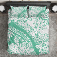 Polynesian Tiare Flower Cyan Pastel Vibes Bedding Set LT14 Cyan - Polynesian Pride