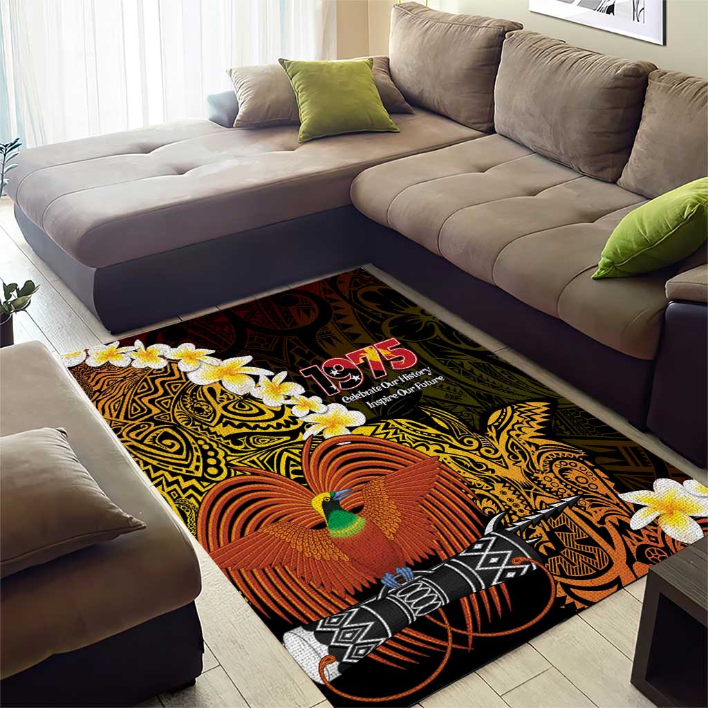 Papua New Guinea 1975 Area Rug Create Our History Inspire Our Future LT14 - Polynesian Pride