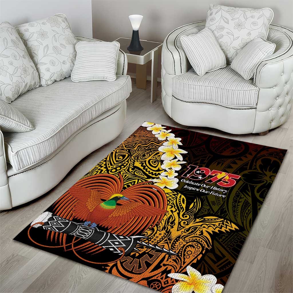 Papua New Guinea 1975 Area Rug Create Our History Inspire Our Future LT14 - Polynesian Pride