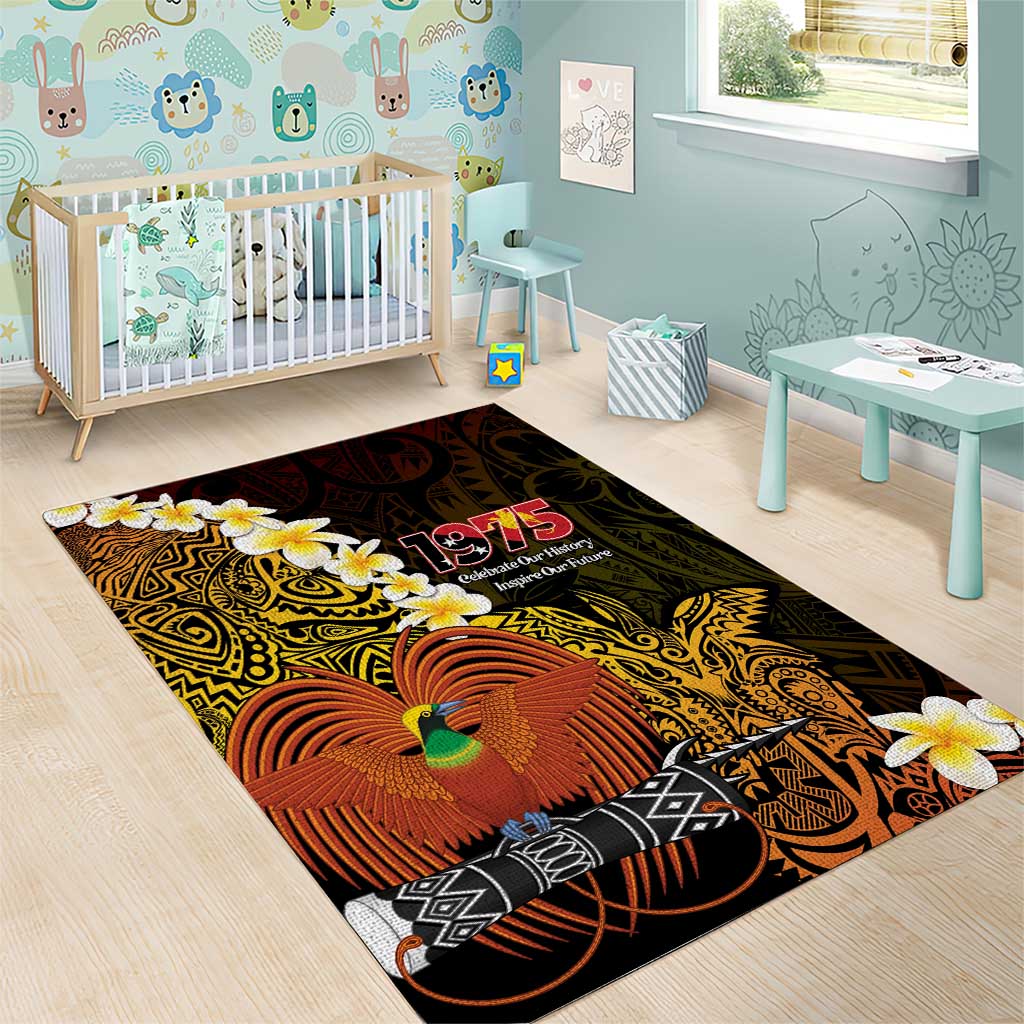 Papua New Guinea 1975 Area Rug Create Our History Inspire Our Future LT14 - Polynesian Pride