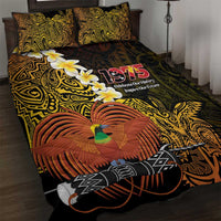 Papua New Guinea 1975 Quilt Bed Set Create Our History Inspire Our Future LT14 Black - Polynesian Pride