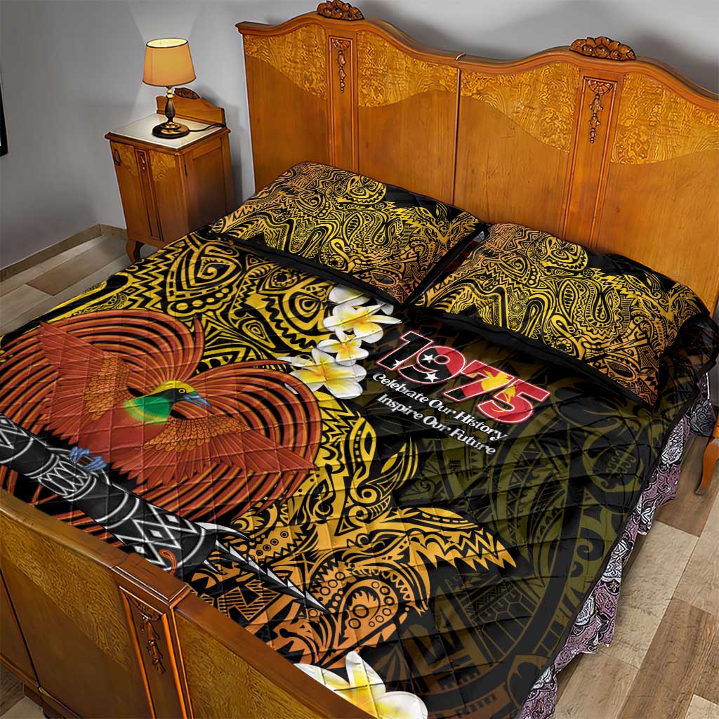 Papua New Guinea 1975 Quilt Bed Set Create Our History Inspire Our Future LT14 - Polynesian Pride