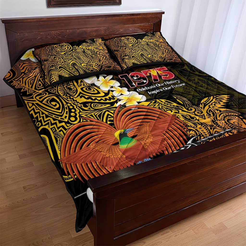 Papua New Guinea 1975 Quilt Bed Set Create Our History Inspire Our Future LT14 - Polynesian Pride