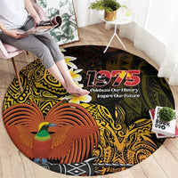 Papua New Guinea 1975 Round Carpet Create Our History Inspire Our Future LT14 - Polynesian Pride