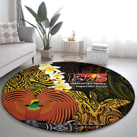 Papua New Guinea 1975 Round Carpet Create Our History Inspire Our Future LT14 - Polynesian Pride