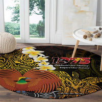 Papua New Guinea 1975 Round Carpet Create Our History Inspire Our Future LT14 - Polynesian Pride