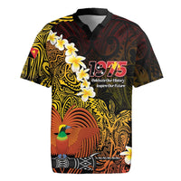Papua New Guinea 1975 Rugby Jersey Create Our History Inspire Our Future LT14 Black - Polynesian Pride