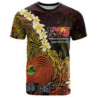 Papua New Guinea 1975 T Shirt Create Our History Inspire Our Future LT14 Black - Polynesian Pride