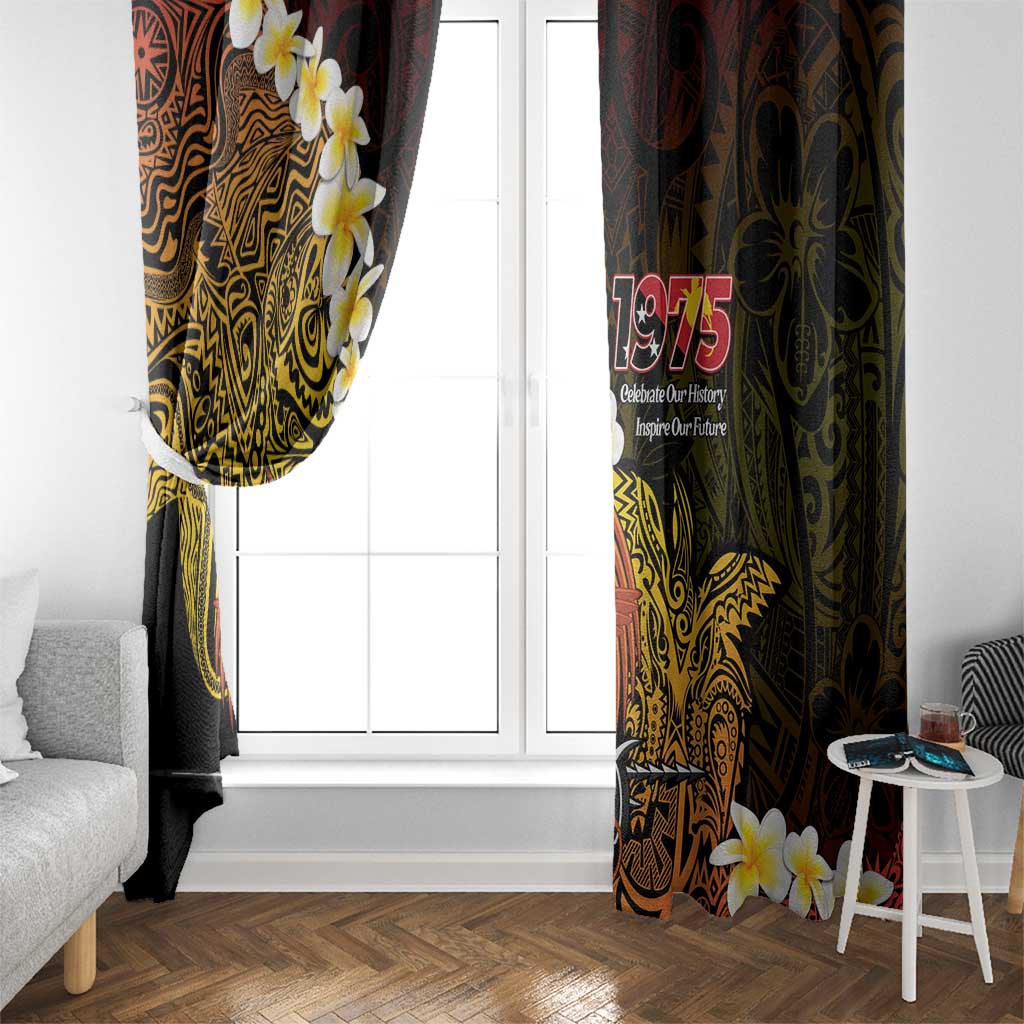 Papua New Guinea 1975 Window Curtain Create Our History Inspire Our Future LT14 - Polynesian Pride