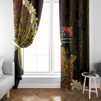 Papua New Guinea 1975 Window Curtain Create Our History Inspire Our Future LT14 - Polynesian Pride