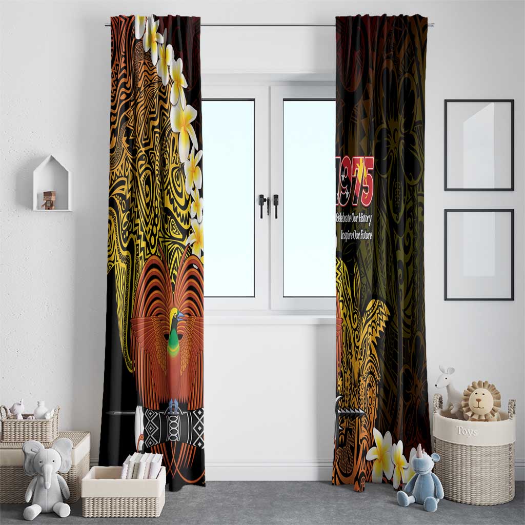 Papua New Guinea 1975 Window Curtain Create Our History Inspire Our Future LT14 - Polynesian Pride
