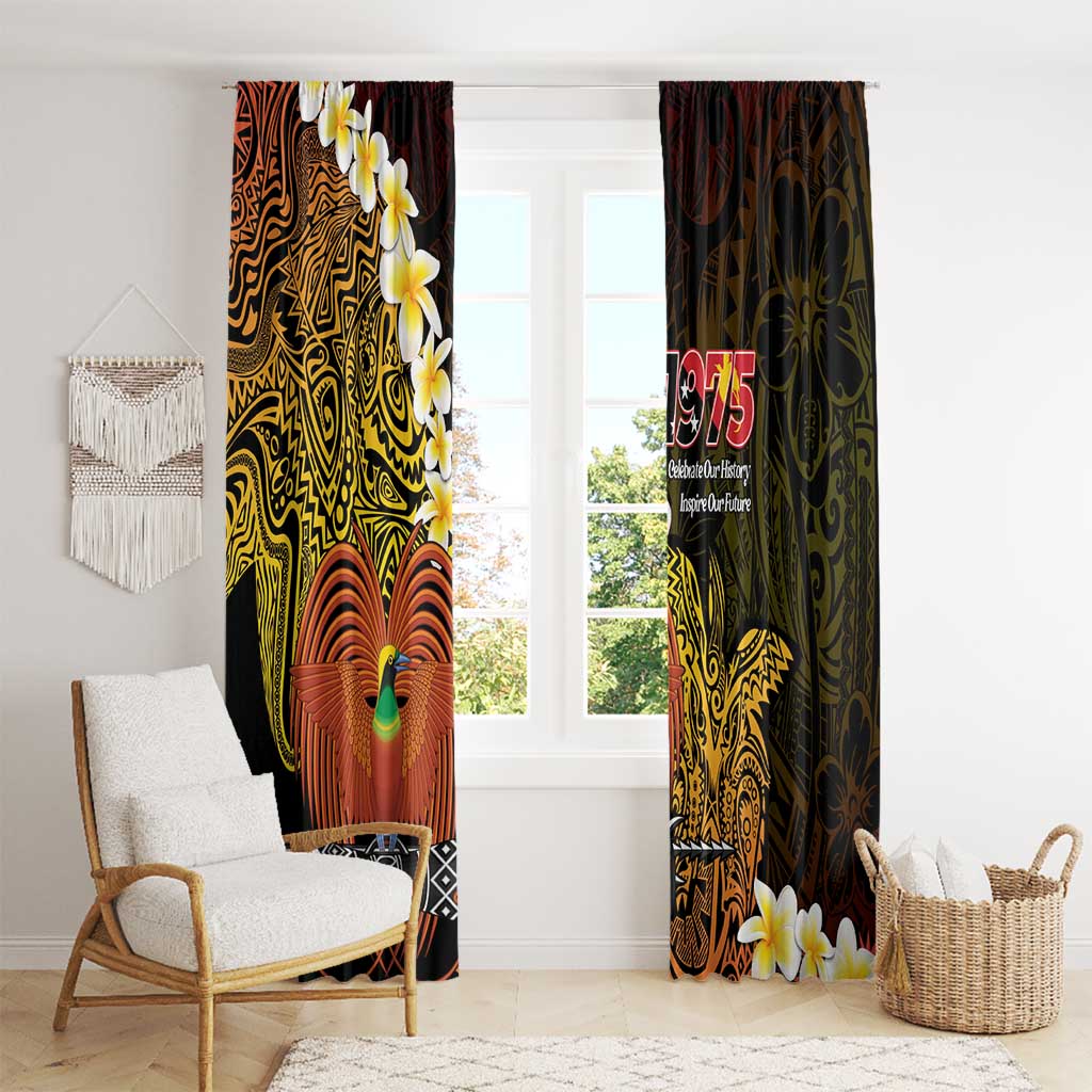 Papua New Guinea 1975 Window Curtain Create Our History Inspire Our Future LT14 - Polynesian Pride