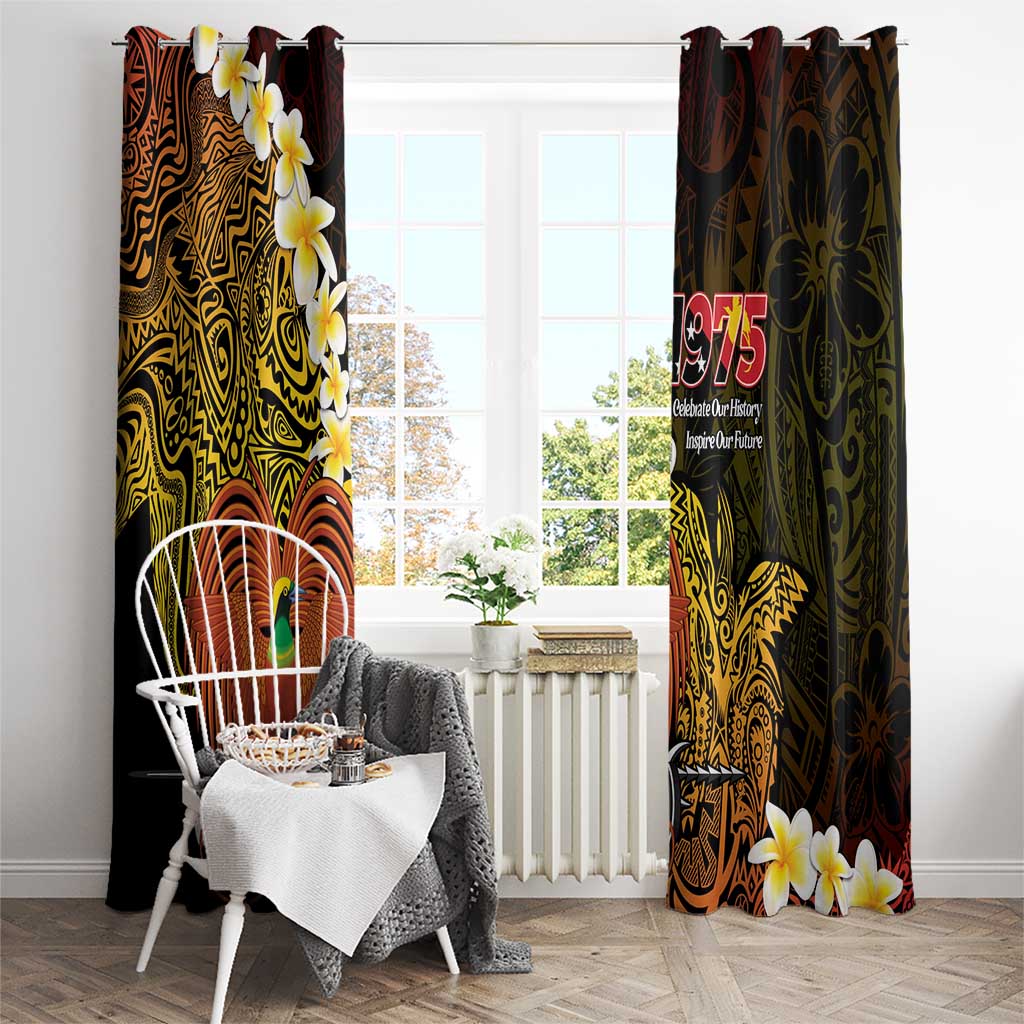 Papua New Guinea 1975 Window Curtain Create Our History Inspire Our Future LT14 - Polynesian Pride