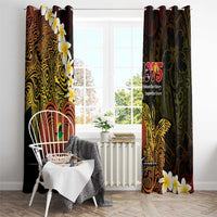 Papua New Guinea 1975 Window Curtain Create Our History Inspire Our Future LT14 - Polynesian Pride