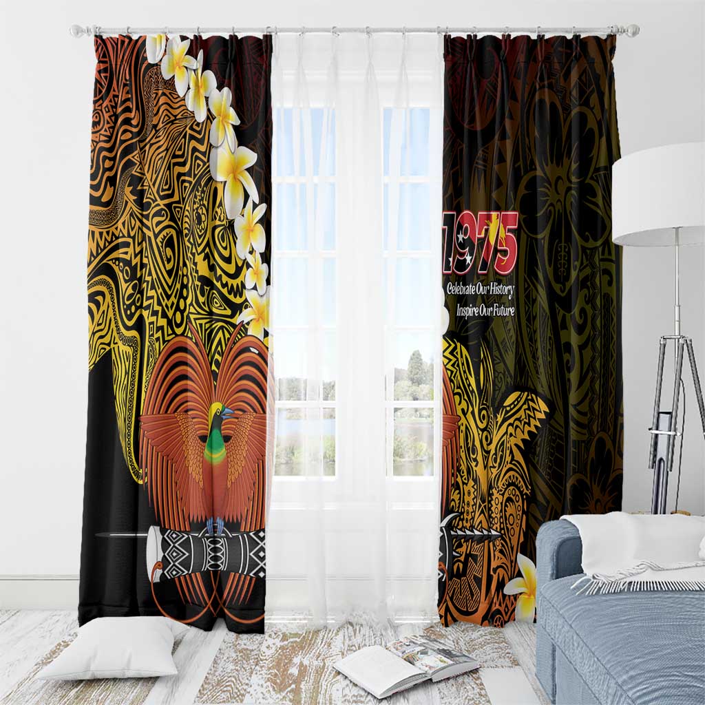 Papua New Guinea 1975 Window Curtain Create Our History Inspire Our Future LT14 - Polynesian Pride