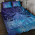 New Zealand Matariki Quilt Bed Set Aotearoa Maori New Year Galaxy Maori Silver Fern