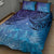 New Zealand Matariki Quilt Bed Set Aotearoa Maori New Year Galaxy Maori Silver Fern