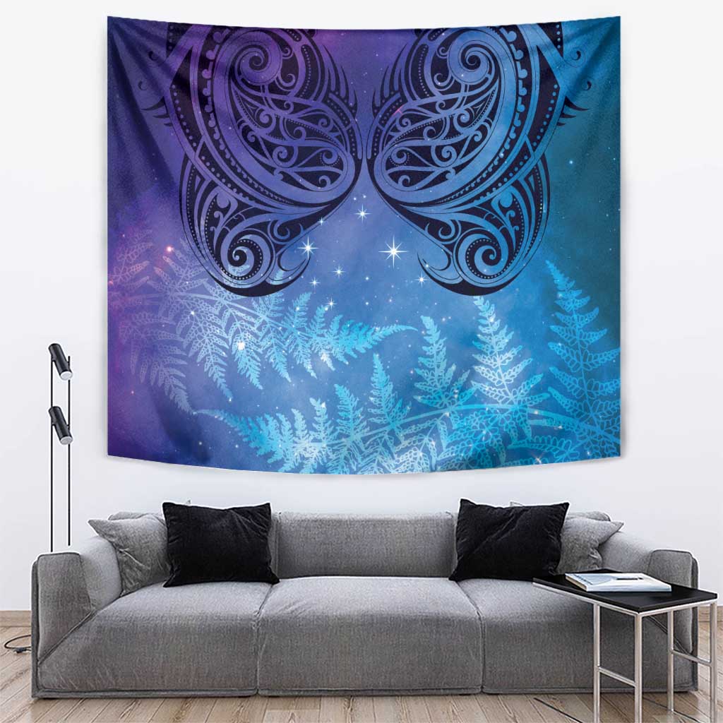 New Zealand Matariki Tapestry Aotearoa Maori New Year Galaxy Maori Silver Fern