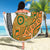 Custom Fiji And Australia Rugby Beach Blanket Fijian Palm Tree Mix Aussie Kangaroo